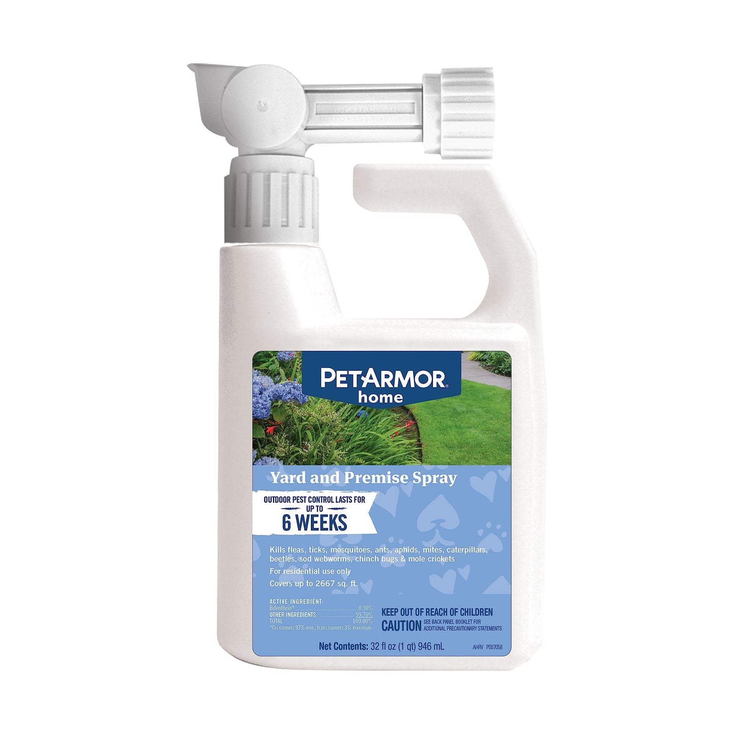PETARMOR Home Household Spray for Fleas and Ticks, Flea Treatment for Home, Prevents Flea and Tick Re-Infestations for Cats and Dogs, Treats Carpet, Furniture, and More, 24 Ounce