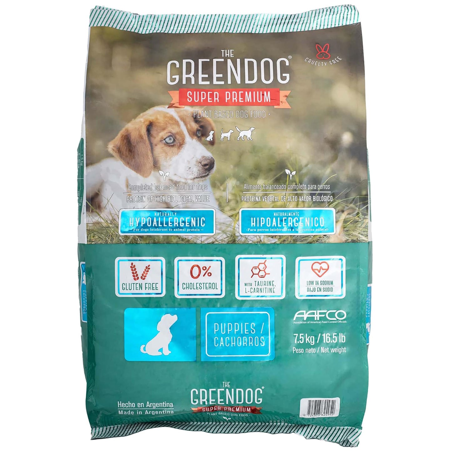 Super Premium - Puppies - 16.5 Lb Bag Dog Food - Plant Based Protein, Vegan Dry Pet Kibble, Gluten Free, Complete Nutrition