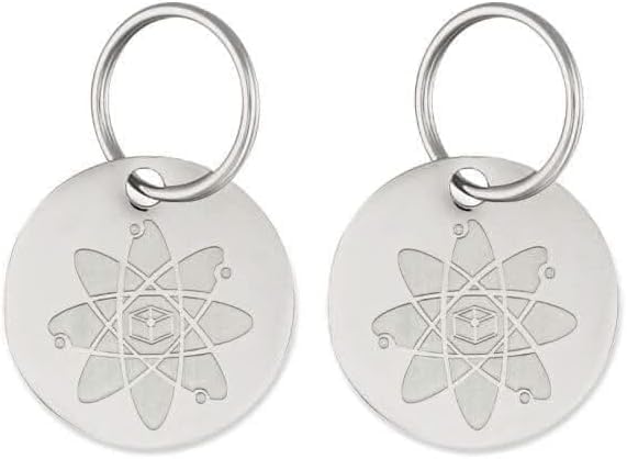 Shield Tag - Natural Flea & Tick Repellent Collar Tag for Dogs & Cats - Waterproof, Lasts 12 Months - Stainless Steel Pendant - Regular Tag (2 Pack)