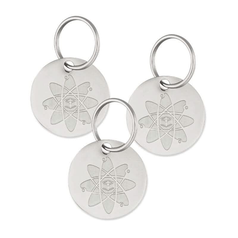Shield Tag - Natural Flea & Tick Repellent Collar Tag for Dogs & Cats - Waterproof, Lasts 12 Months - Stainless Steel Pendant - Regular Tag (2 Pack)