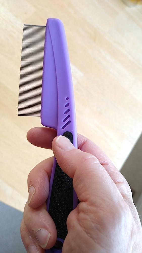 Yumflan Fine Tooth Stainless Steel Flea Comb for Dogs & Cats