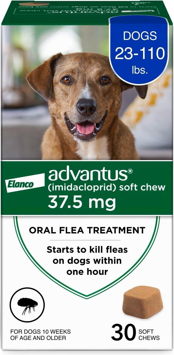 Advantus Dog Fast Acting Oral Flea Treatment Soft Chewable 4 - 22 lbs. | 7 ct.
