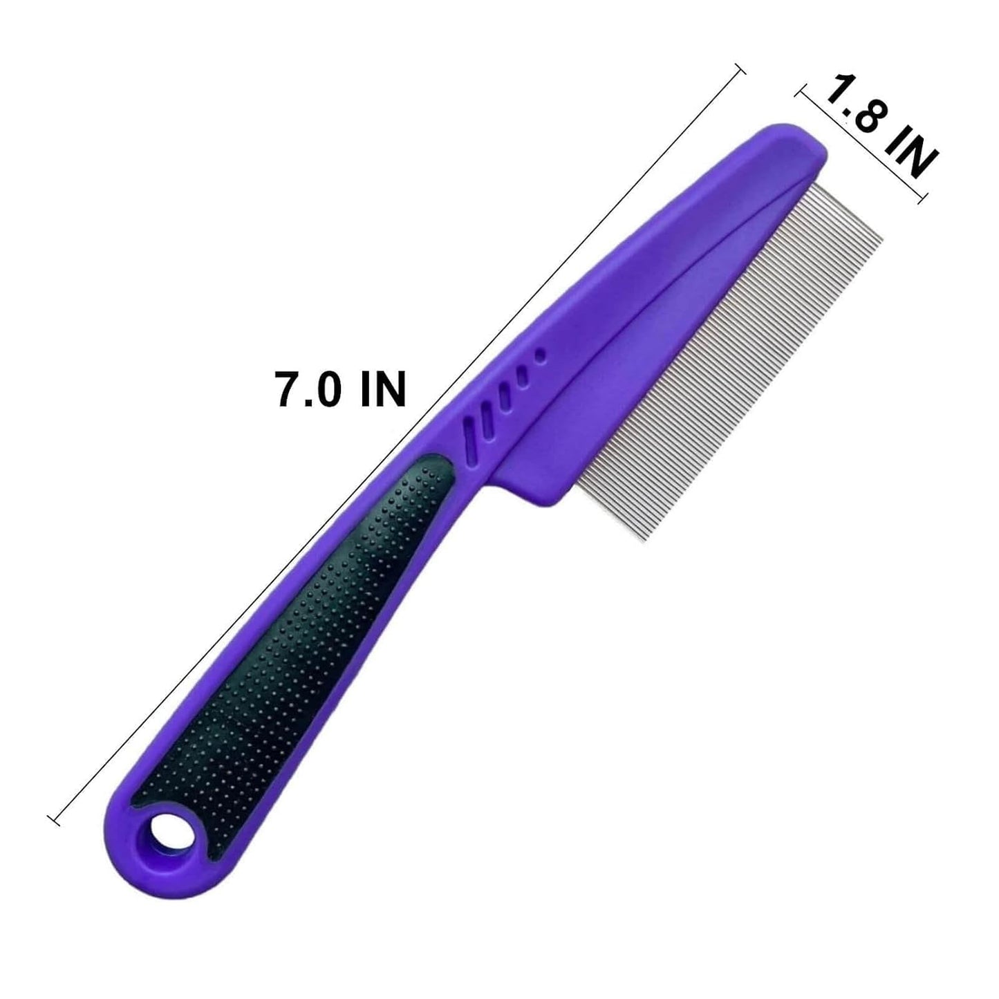 Yumflan Fine Tooth Stainless Steel Flea Comb for Dogs & Cats