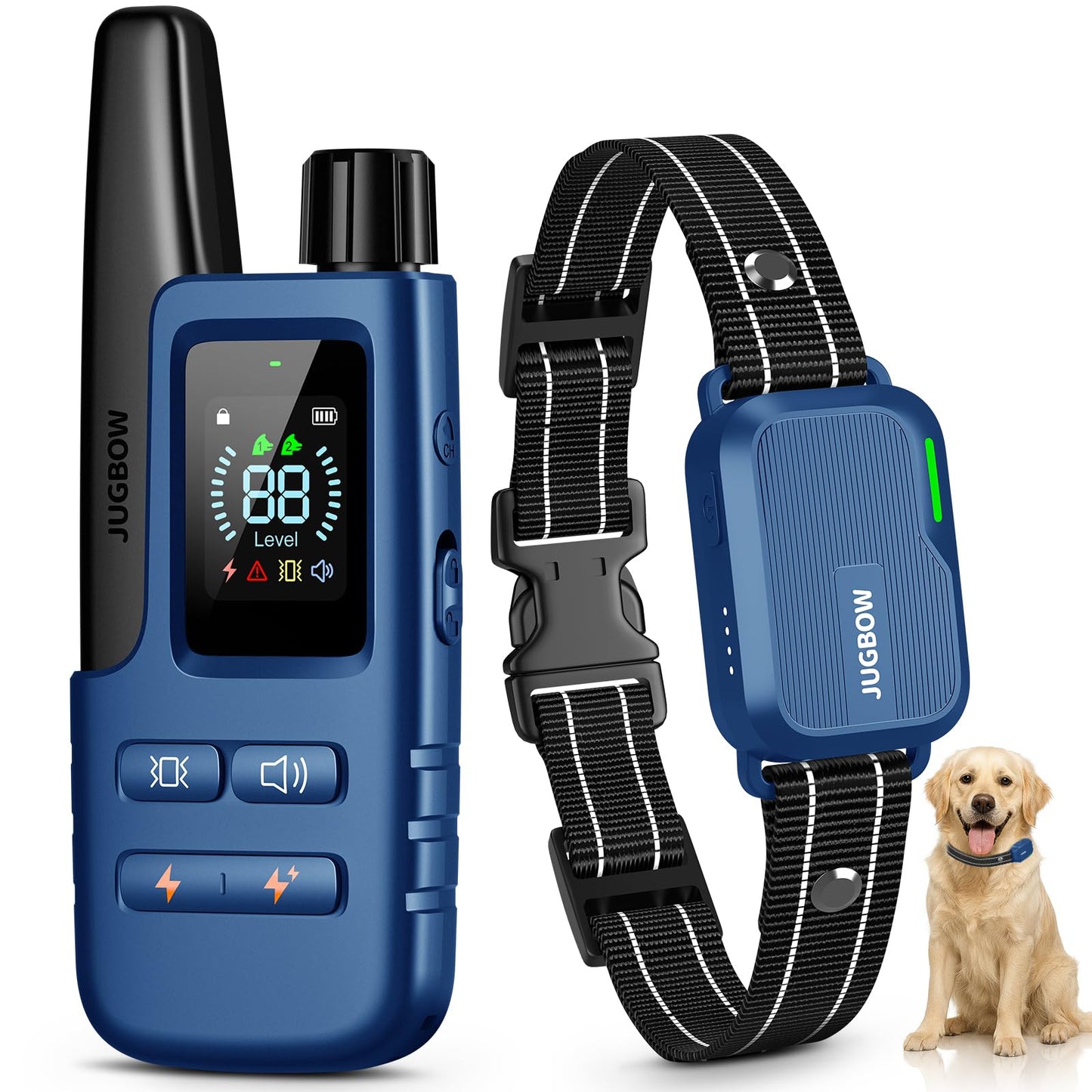 Dog Shock Collar - 4500FT Dog Training Collar with Remote for 10-120lbs Dog