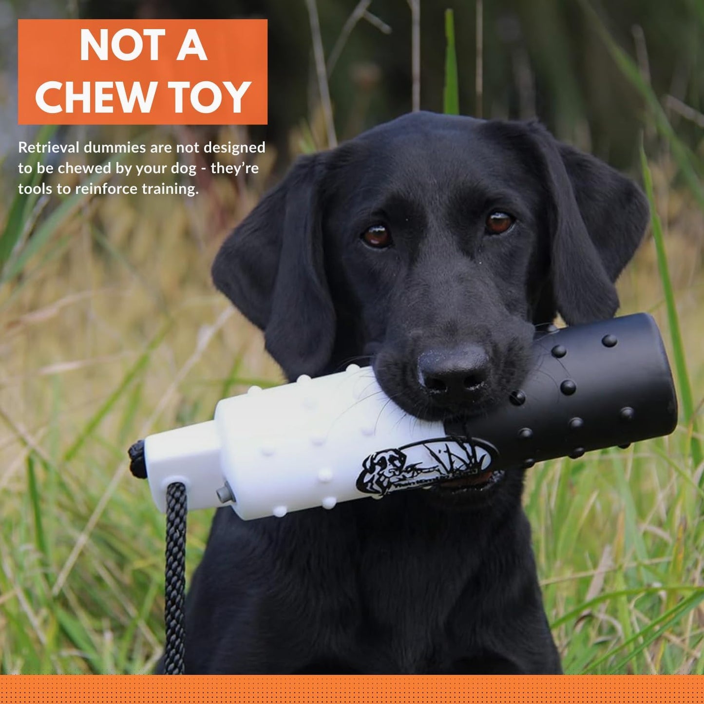Dog Training Bumper – Plastic Retrieving Dummy for Retriever & Hunting Dog Training – Floating Water Training Dummy