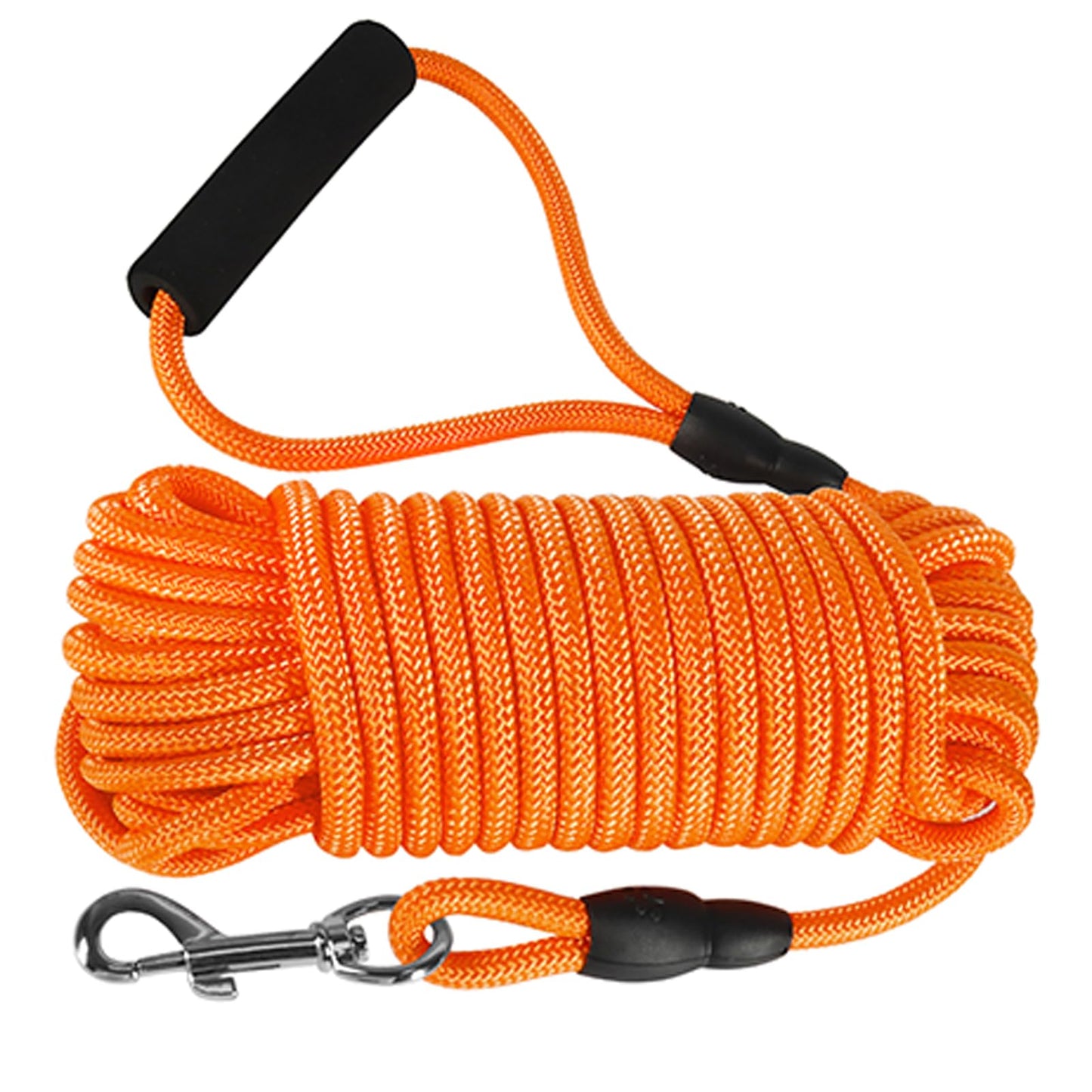 Vivifying Floating Long Dog Leash, 20FT Dog Training Leash, Lightweight Dog Check Cord Rope Lead with Comfortable Handle for Outside, Hiking, Swimming, Beach and Lake