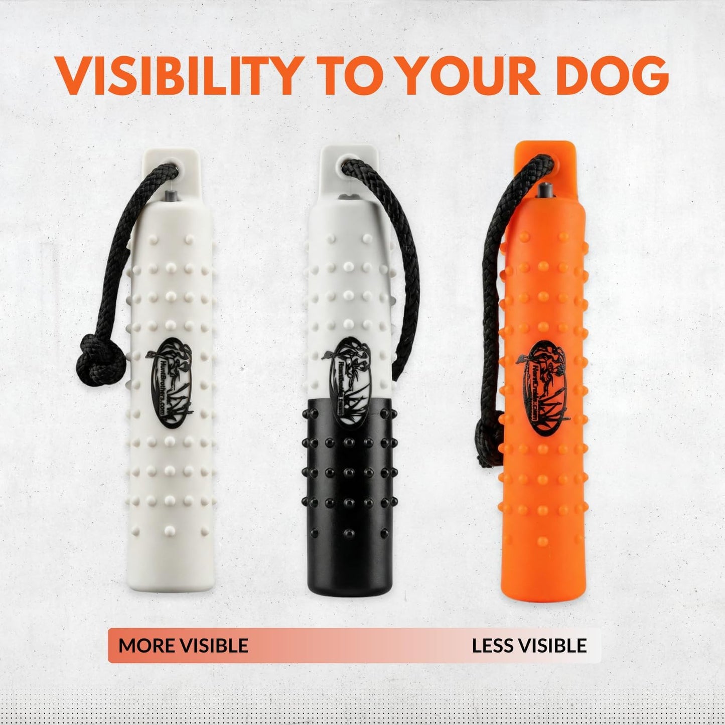 Dog Training Bumper – Plastic Retrieving Dummy for Retriever & Hunting Dog Training – Floating Water Training Dummy