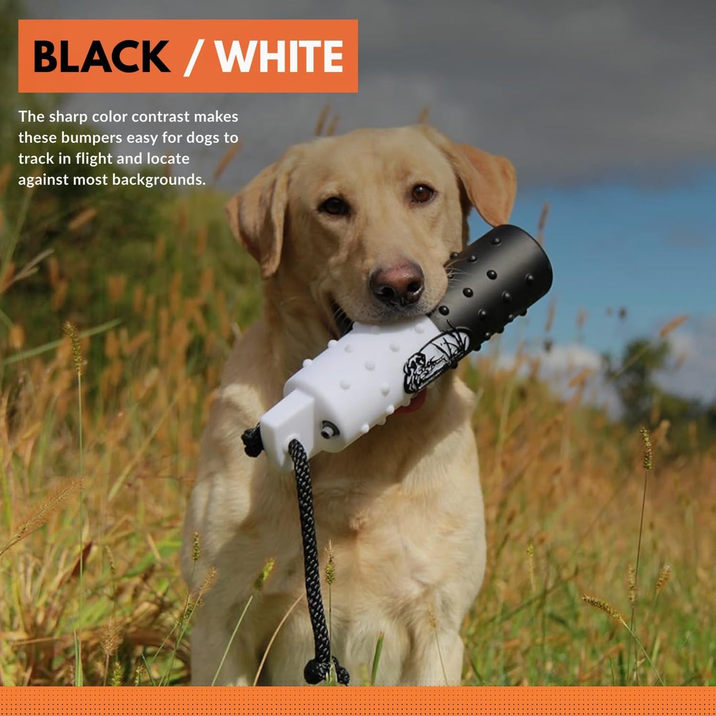 Dog Training Bumper – Plastic Retrieving Dummy for Retriever & Hunting Dog Training – Floating Water Training Dummy