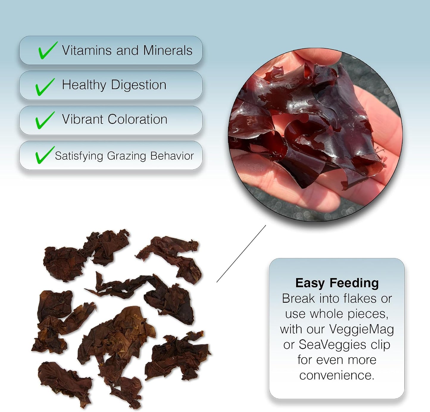 Two Little Fishies Julian Sprung's SeaVeggies Red Seaweed - 300g