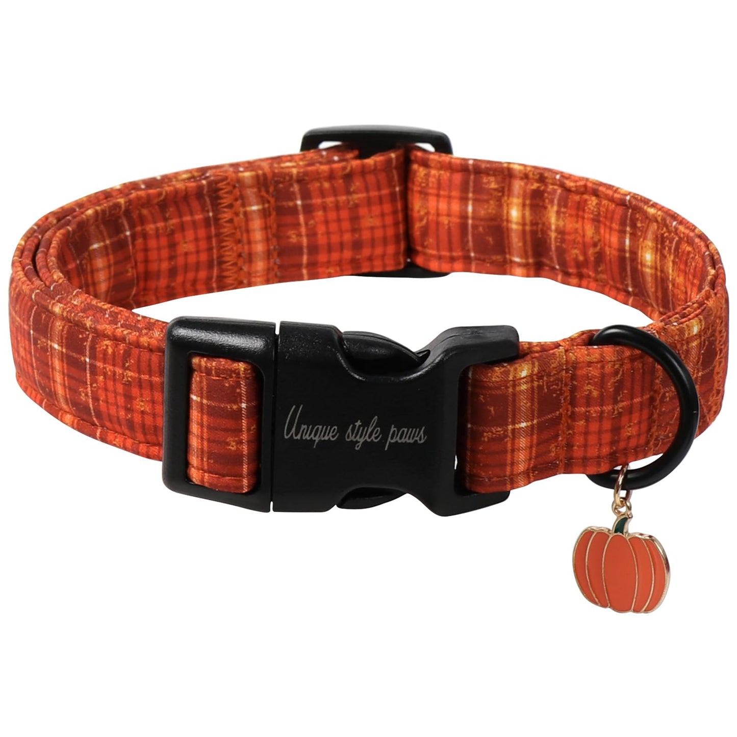 Unique Style Paws Dog Collar With Metal Buckle - Red Rose Flower Gift for Small, Medium, Large Boys Girls Dogs - Durable and Cute
