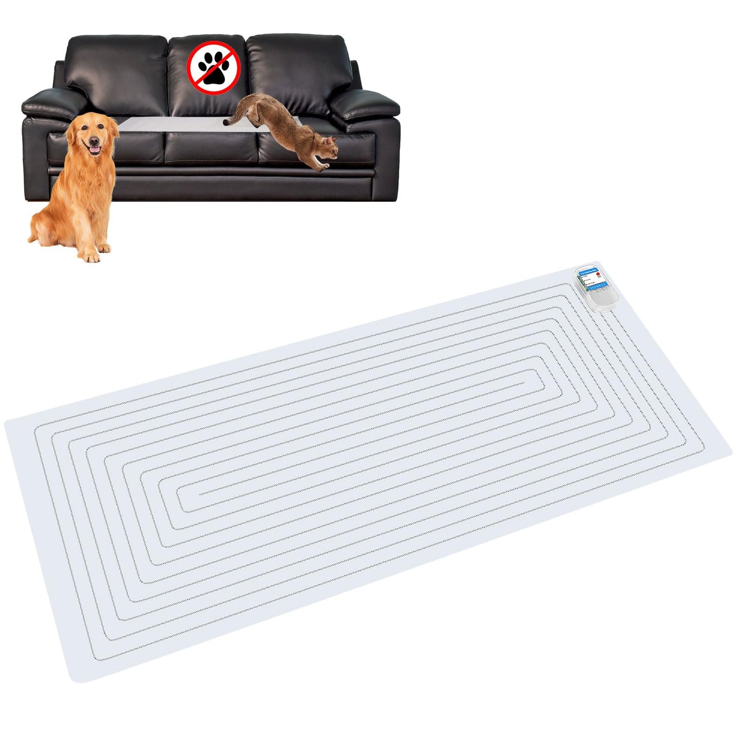 SEERWAY Scat Pet Shock Mat for Dog & Cat: 3 Training Modes 60x12 Inches