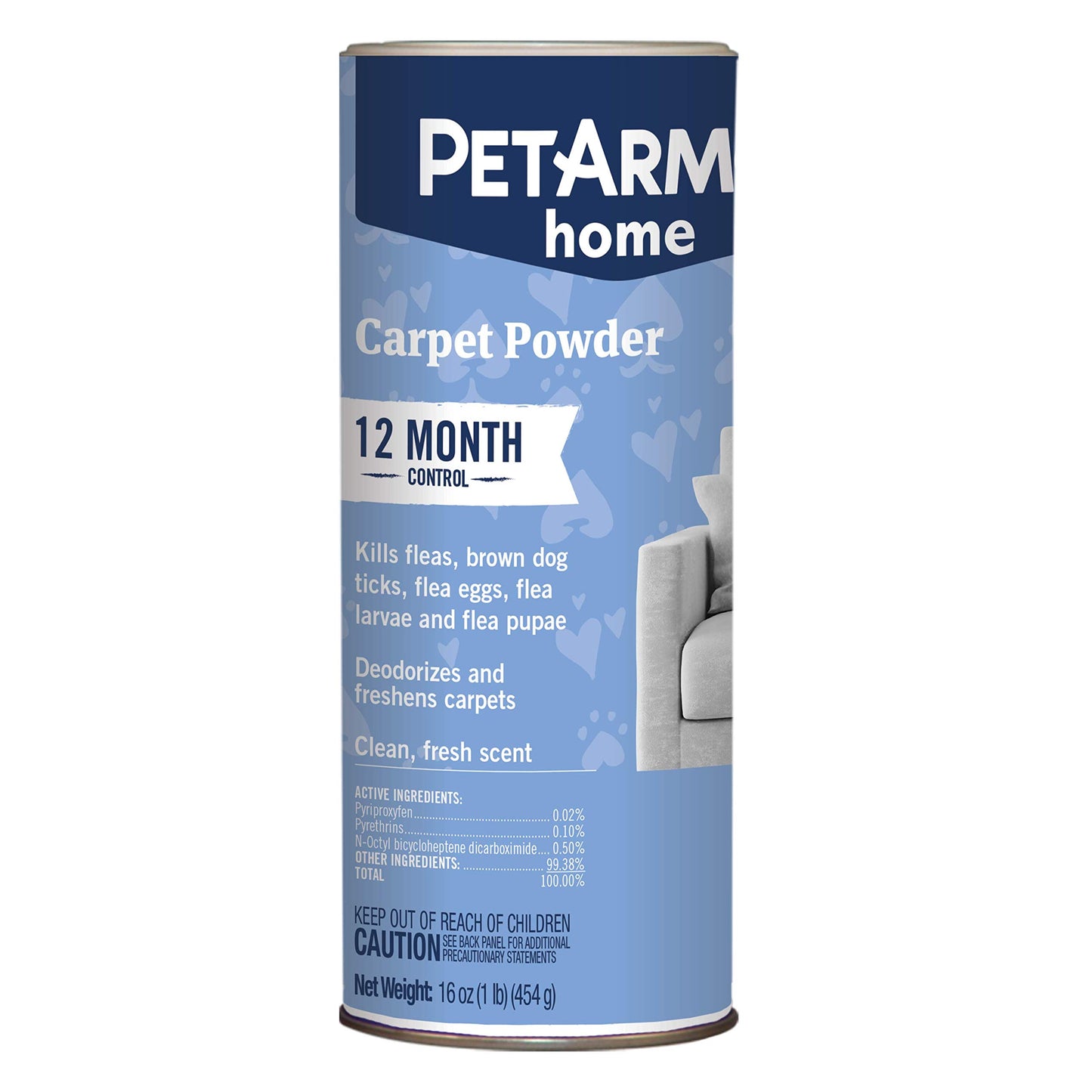 PETARMOR Home Household Spray for Fleas and Ticks, Flea Treatment for Home, Prevents Flea and Tick Re-Infestations for Cats and Dogs, Treats Carpet, Furniture, and More, 24 Ounce