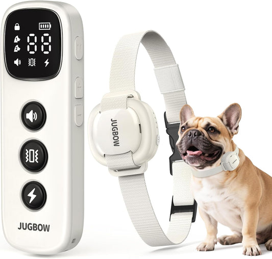 Shock Collar for 5-30lbs Mini Small Dogs,4200FT Range,White