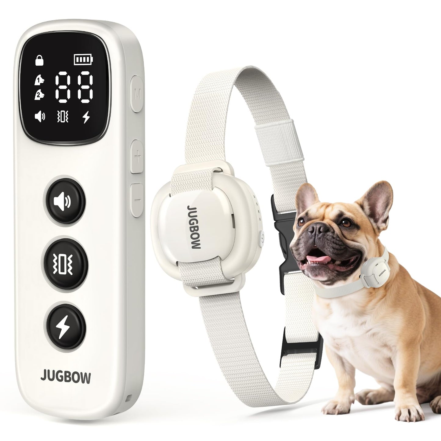 Shock Collar for 5-30lbs Mini Small Dogs,4200FT Range,White