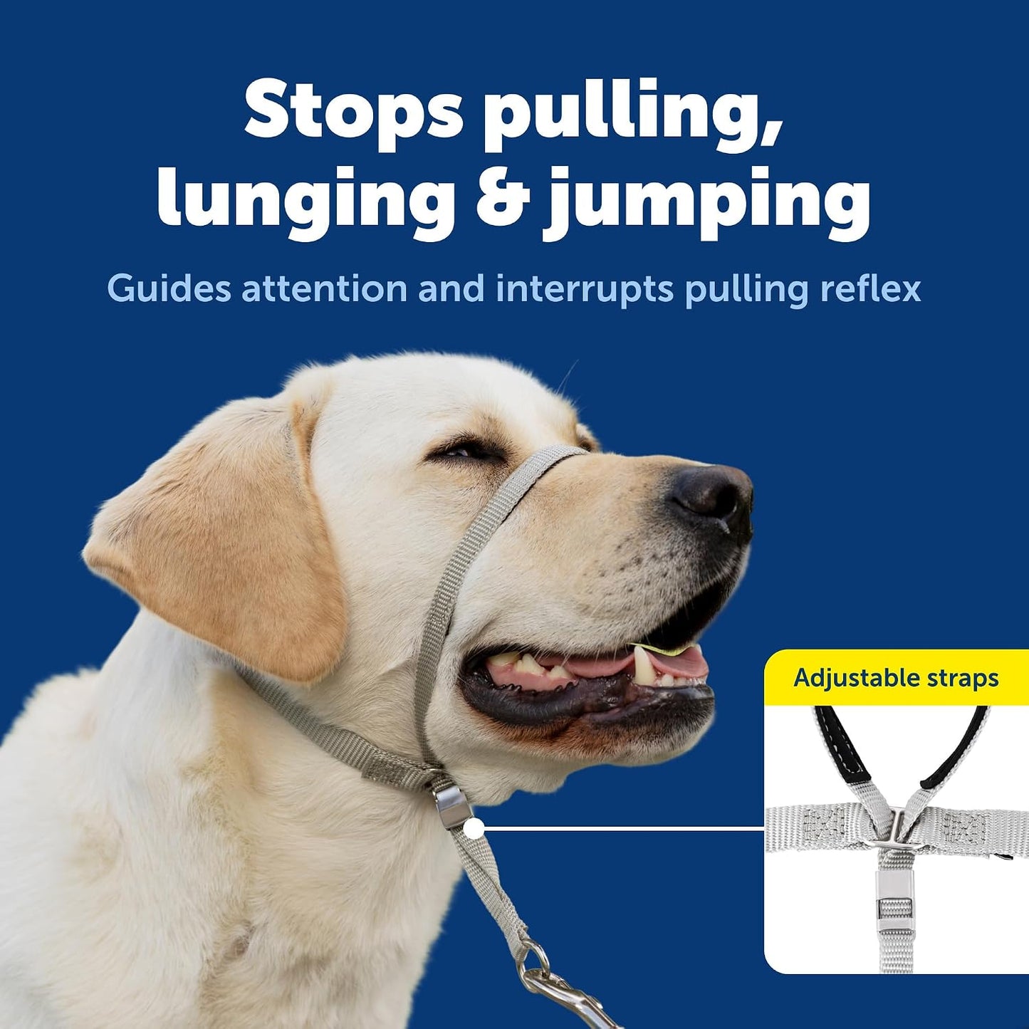 PetSafe Gentle Leader No Pull Dog Headcollar, Black, Large