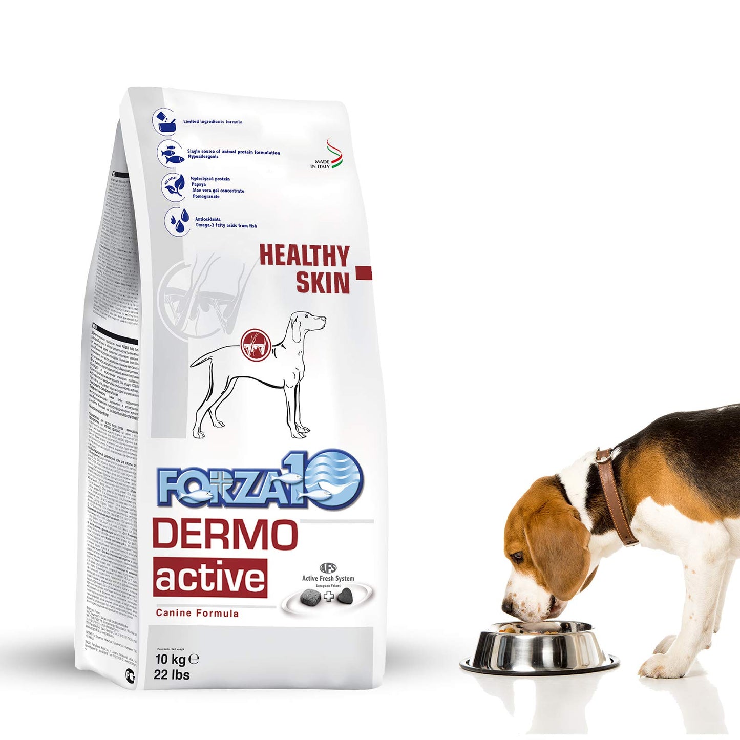 Forza10 - Dermo Dry Dog Food for Itchy Skin & Coat Support, 22 lb