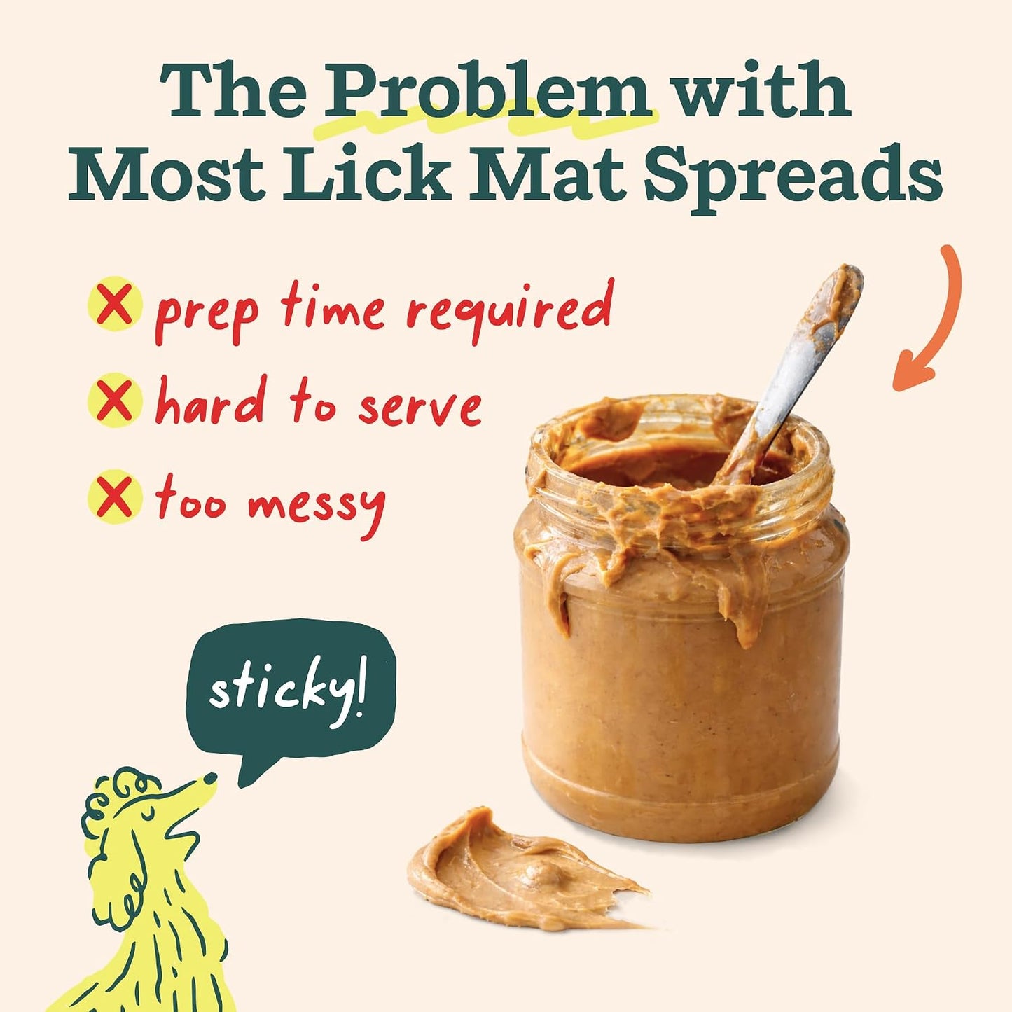Woof LickWells Pumpkin Butter Dog Lick Mat Spread, 12 oz