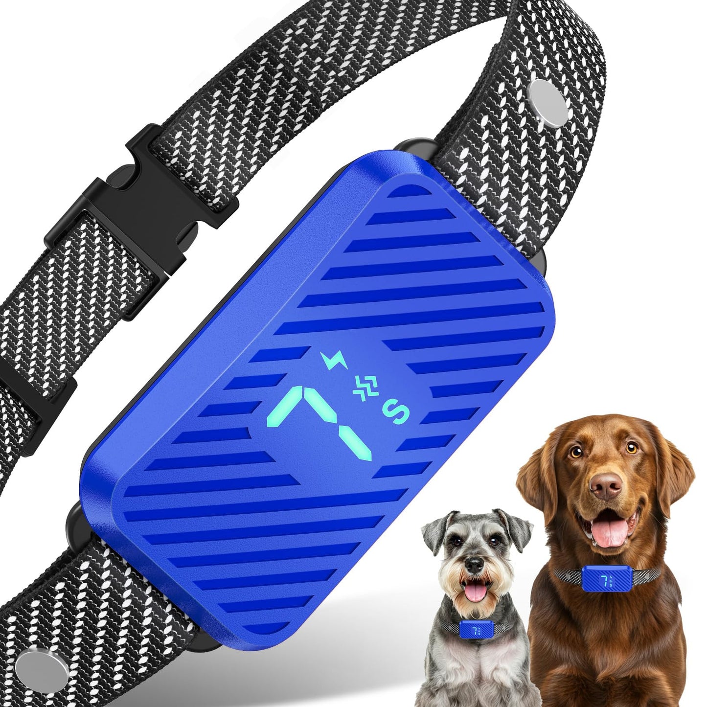 Dog Bark Collar for Large Medium Small Dogs, Effective No-Bark Collar, Smart Barking Collar, 2026 Upgraded Bark Collar with 7 Sensitivity, 3 Modes,Carrot Orange