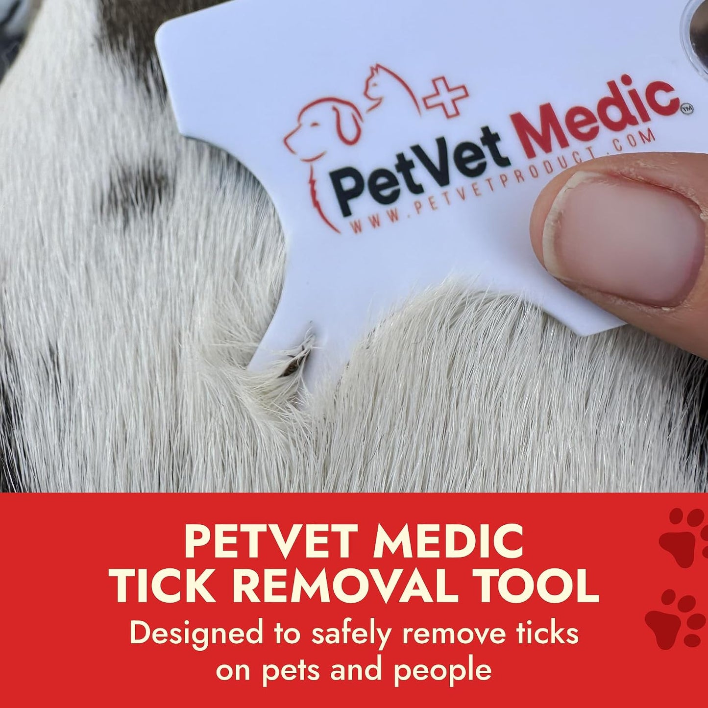 Pet Vet Tick Remover Card Wallet Size (3 Pack) – Safe Pain-Free Removal