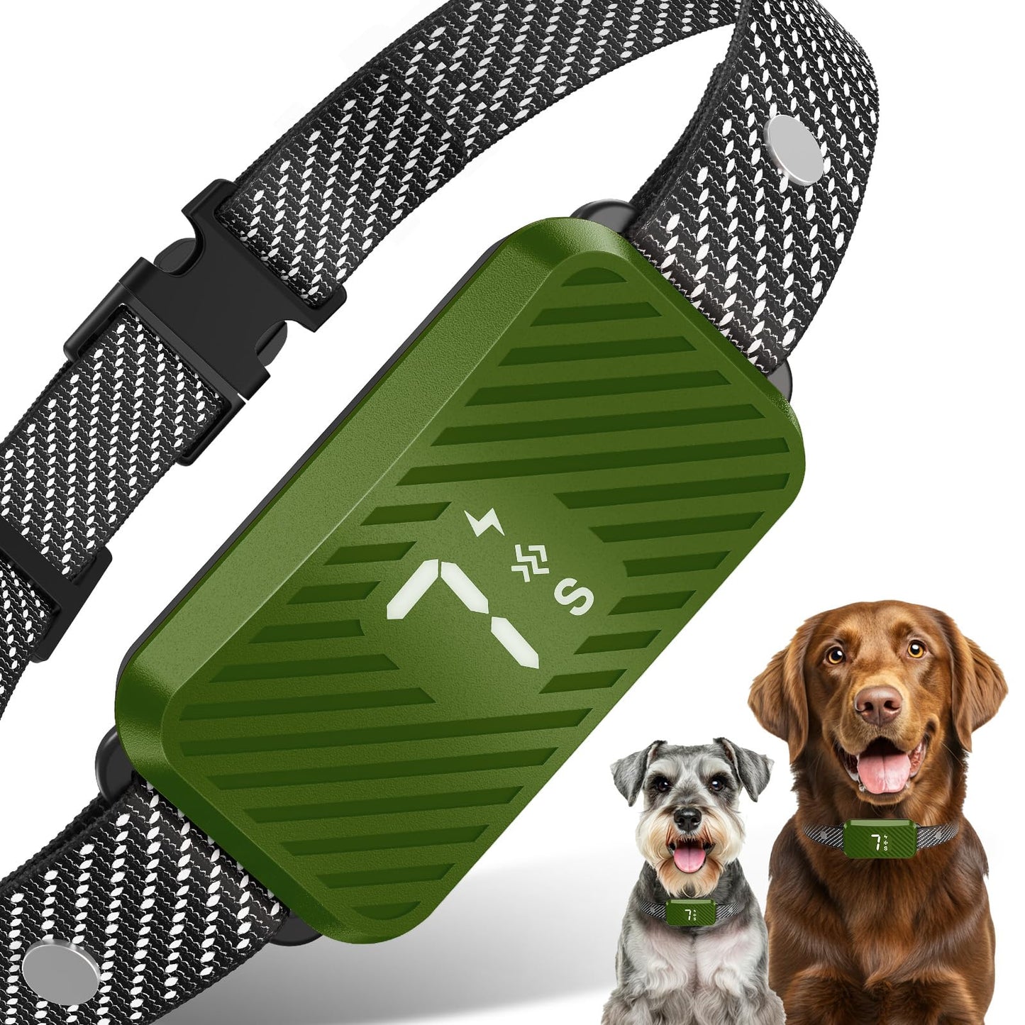 Dog Bark Collar for Large Medium Small Dogs, Effective No-Bark Collar, Smart Barking Collar, 2026 Upgraded Bark Collar with 7 Sensitivity, 3 Modes,Carrot Orange