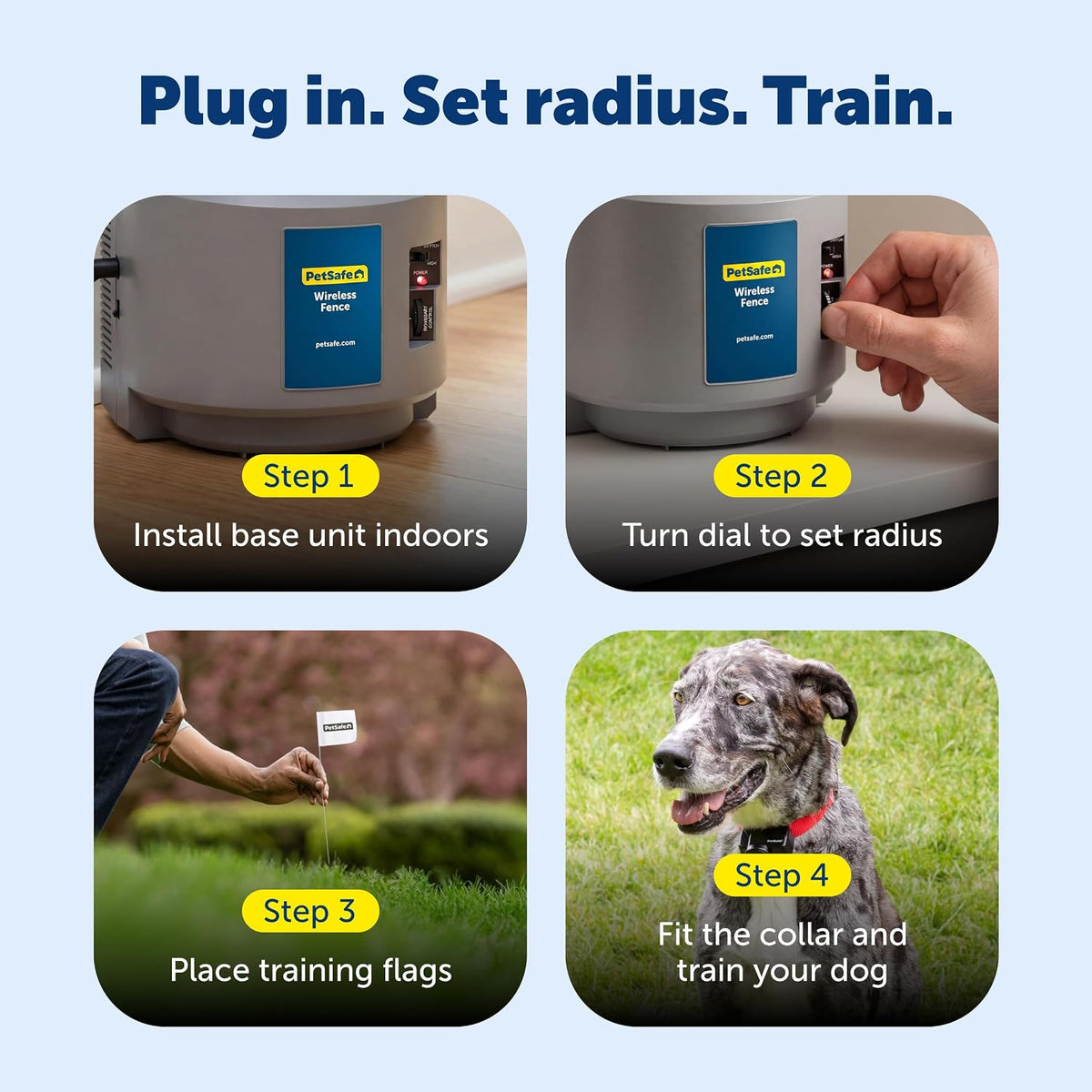 PetSafe Wireless Pet Containment System, Up to 1/2 Acre