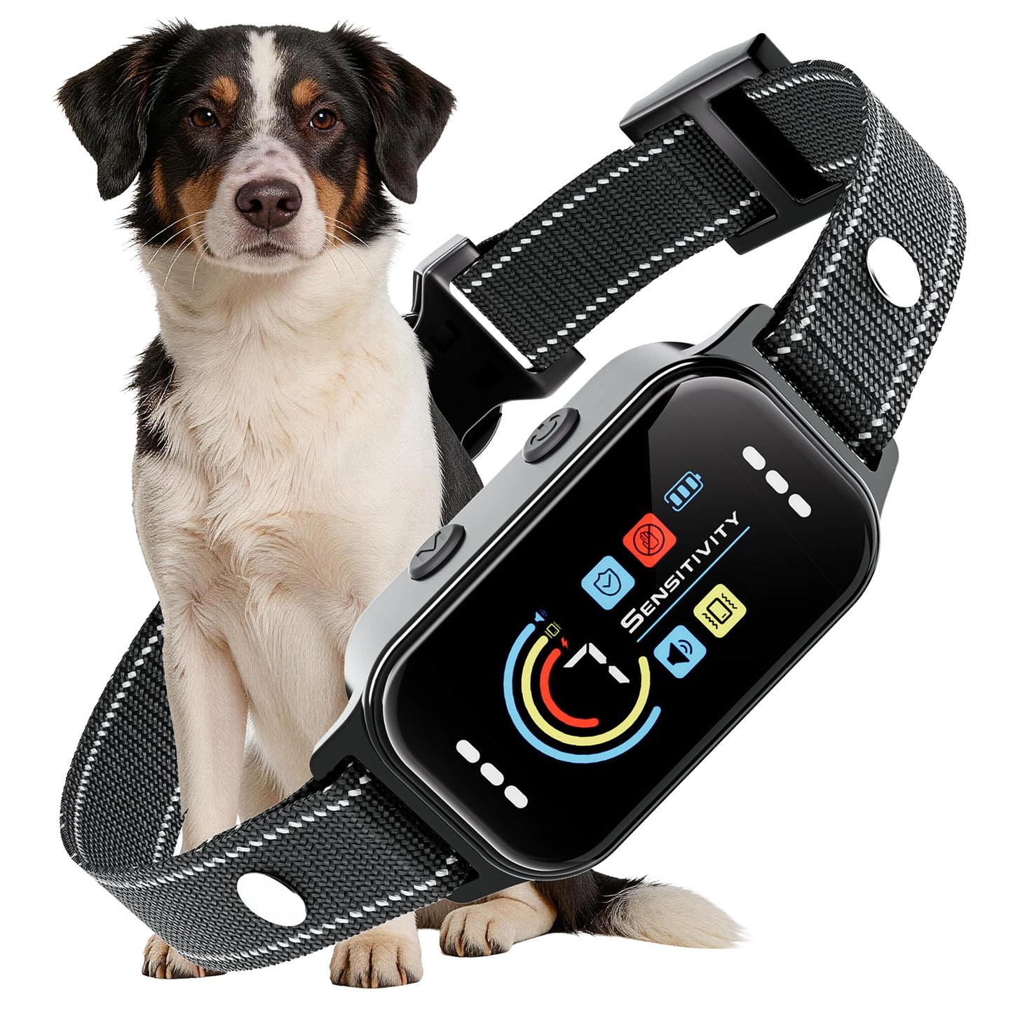 Dog Bark Collar 2 Pack, Auto Anti Barking Collar for Large Medium Small Dogs 11-120lbs, 7 Sensitivity Levels, 5 Safe Training Modes, Humane Bark Training Collar