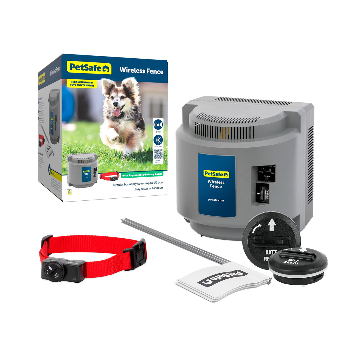 PetSafe Wireless Pet Containment System, Up to 1/2 Acre