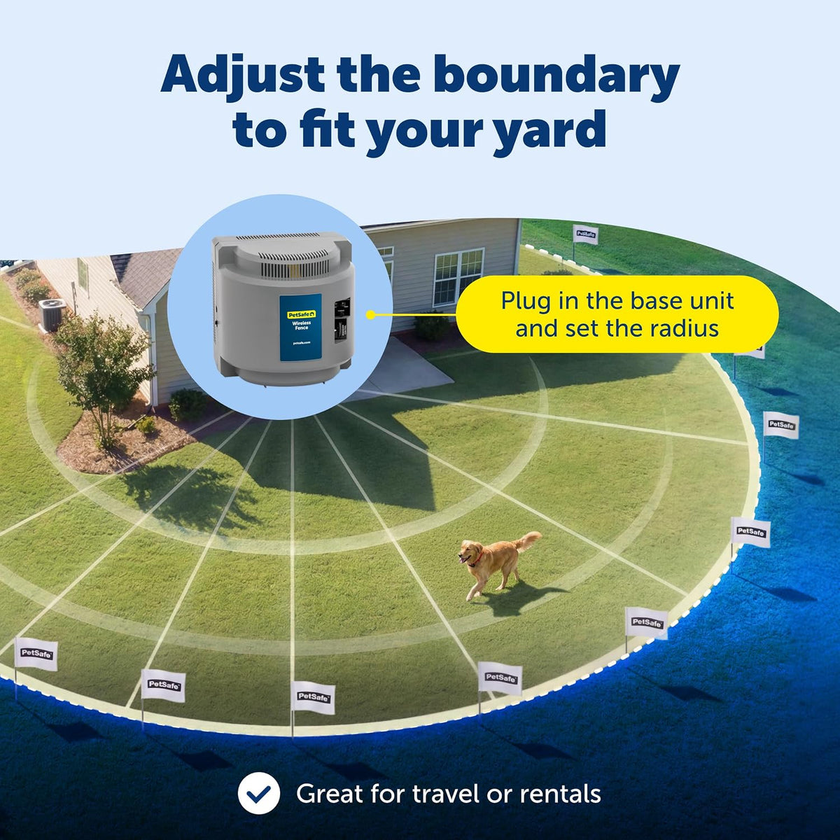 PetSafe Wireless Pet Containment System, Up to 1/2 Acre